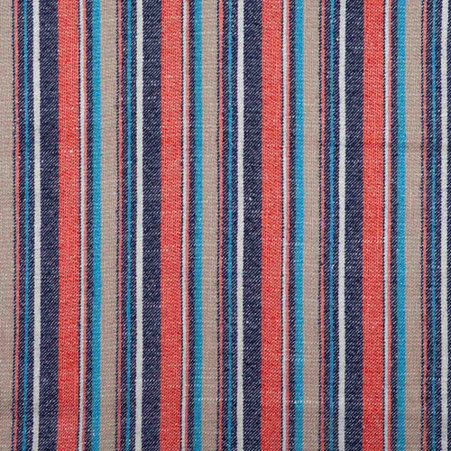 Striped At The Beach – Vintage-Stoff aus Leinen, Wolle, Bild 2 von 3