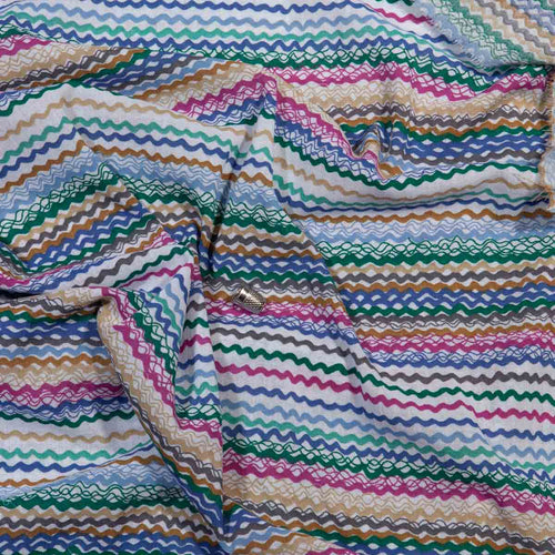 Sun-Rain Waves – Vintage-Stoff aus Baumwolle, 1970er