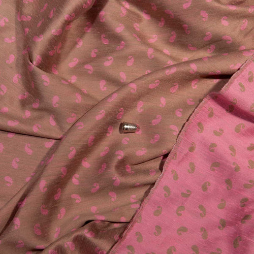 Suspect Paisley – Vintage-Stoff aus Baumwolle, Viskose, 1960er